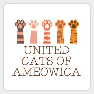 United Cats Of Ameowica - Cat Magnet